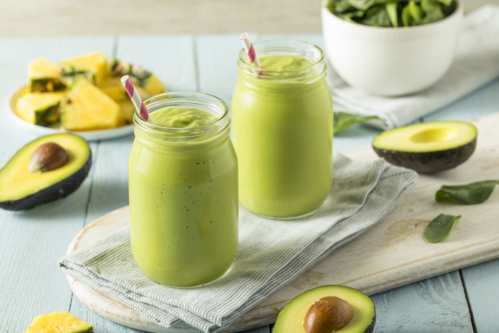 Best Avocado Pineapple Weight Loss Smoothie Recipe - Skinny Fit Mama