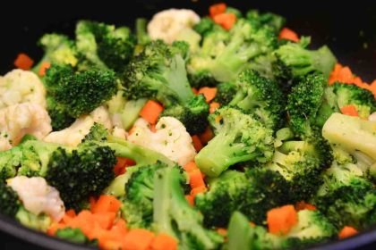 boiled vegetables salad