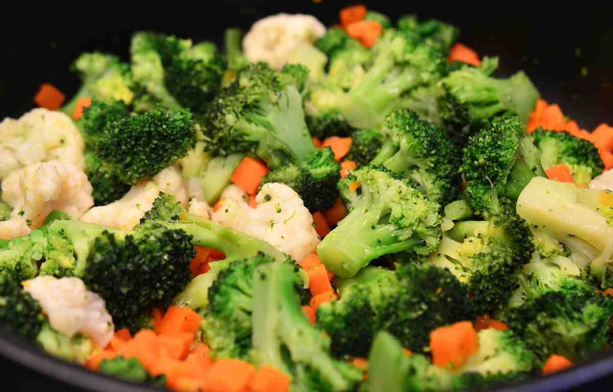 boiled vegetables salad