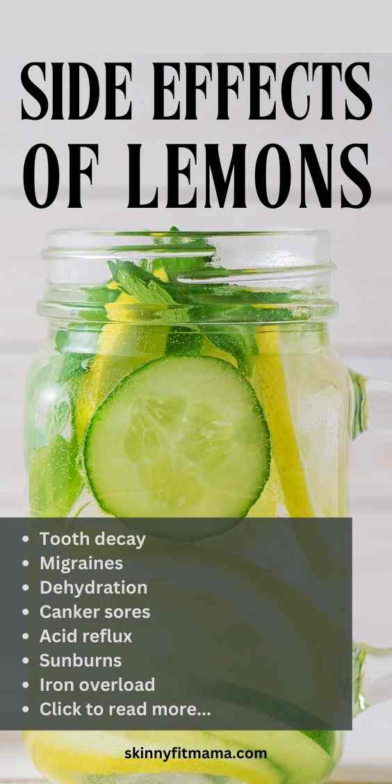 side effects of lemon water