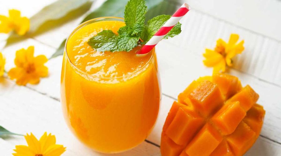 Skinny Fit Peach Mango Smoothie Recipe