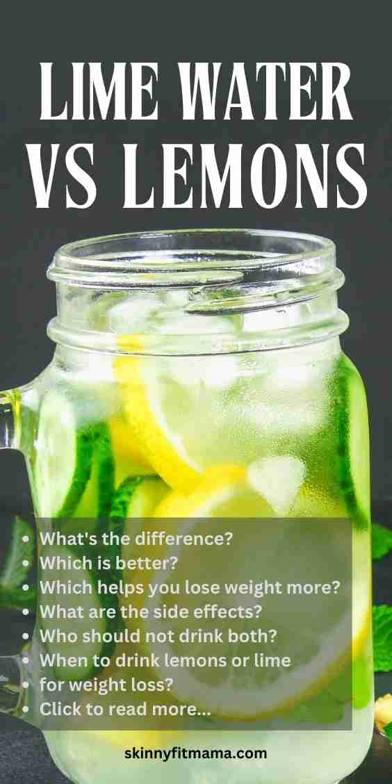 lime water vs lemon water