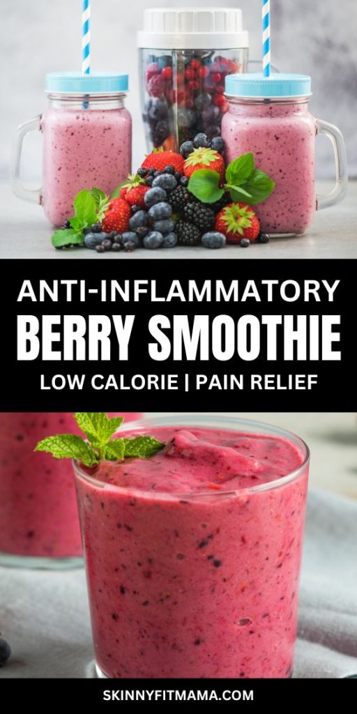 AntiInflammatory Berry Smoothie Skinny Fit Mama