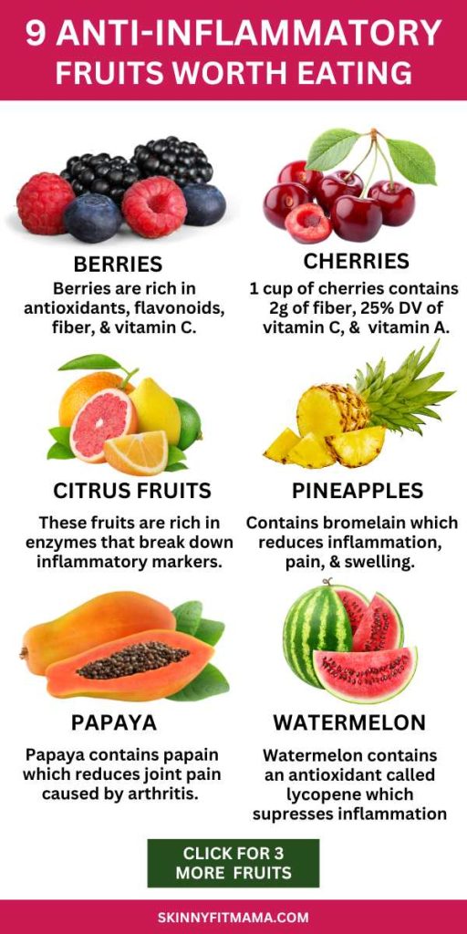 9 Best Fruits For Fighting Inflammation - Skinny Fit Mama