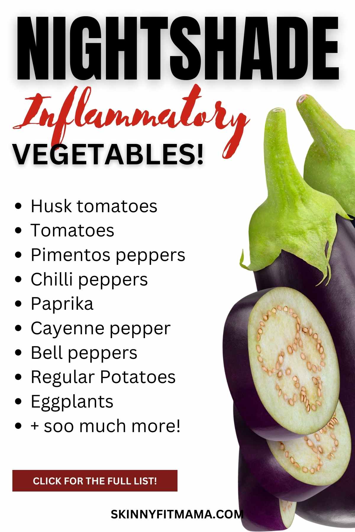 Vegetables That Cause Inflammation - nightshade vegetables