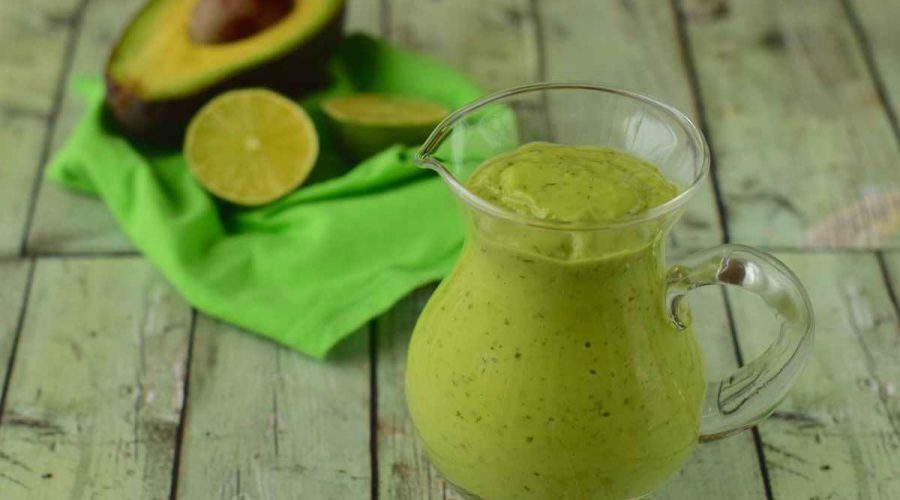 Creamy Avocado Salad Dressing Recipe