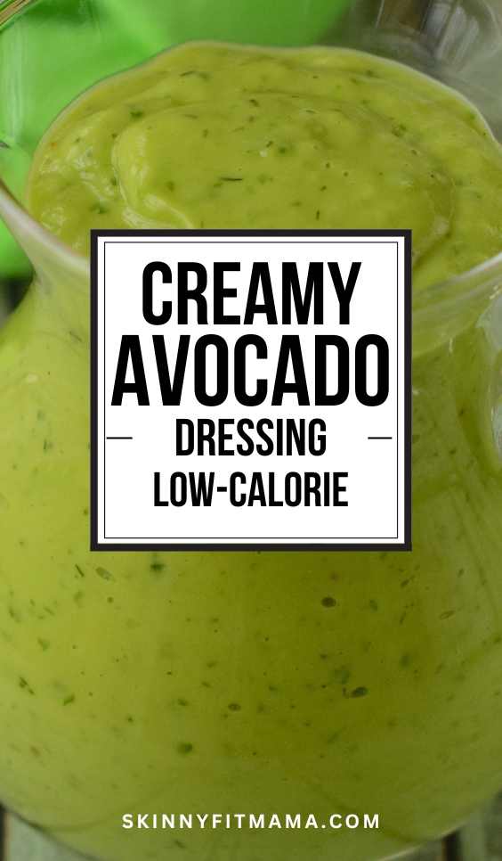 Creamy Avocado Salad Dressing Recipe