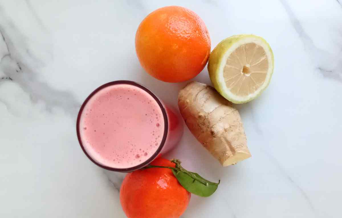 Vitamin C-rich Blood Orange And Tangerine Juice