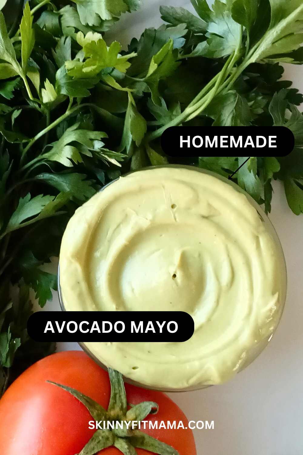 homemade avocado mayo