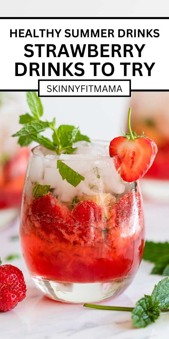 strawberry summer drinks