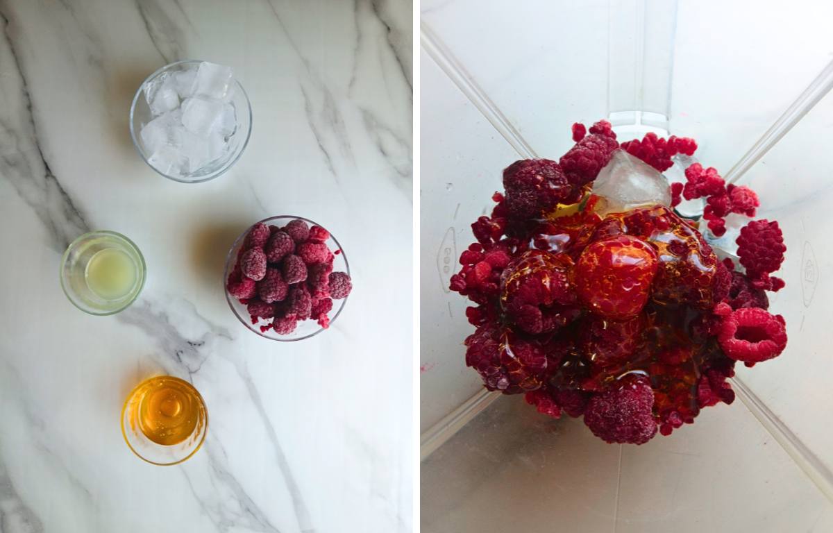 how to make raspberry slushy