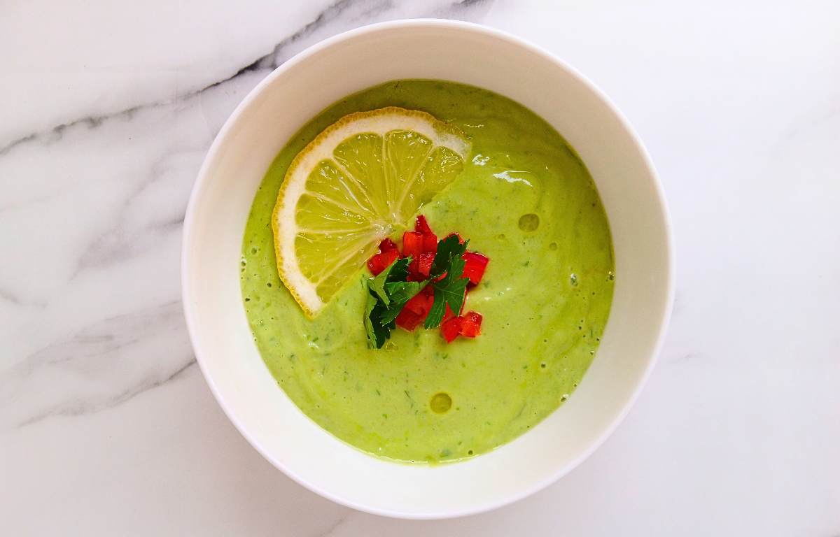 chilled avocado soup
