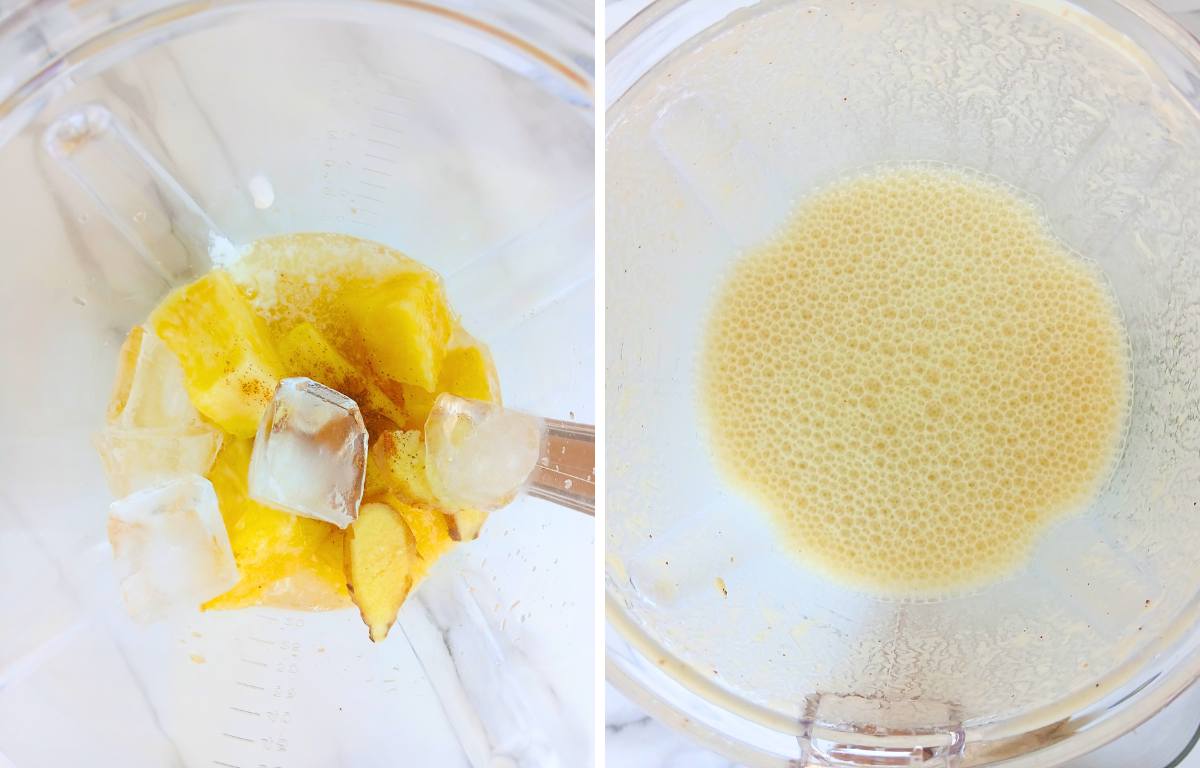 how to make ginger pineapple smoothie