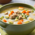 Ground Turkey Zucchini Soup