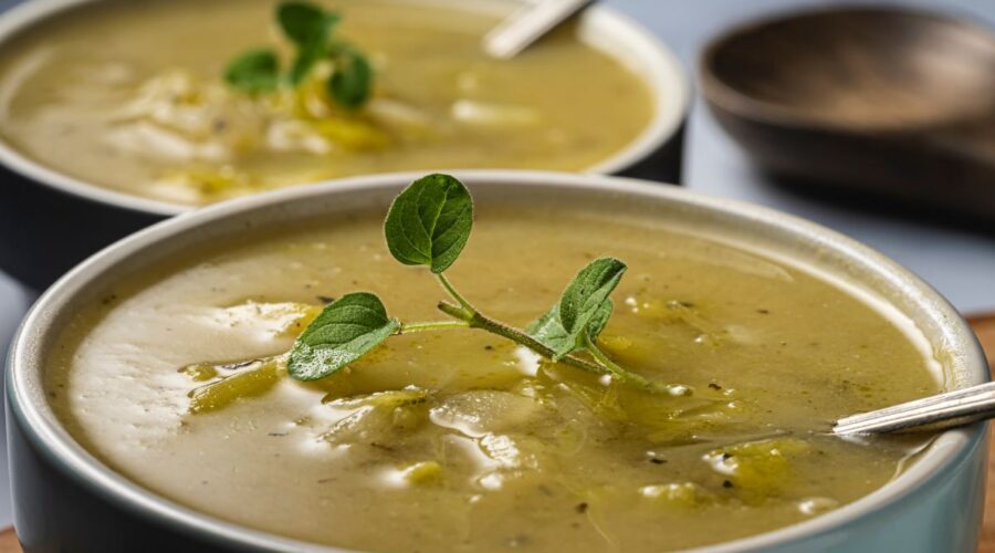 Leek And Zucchini Soup