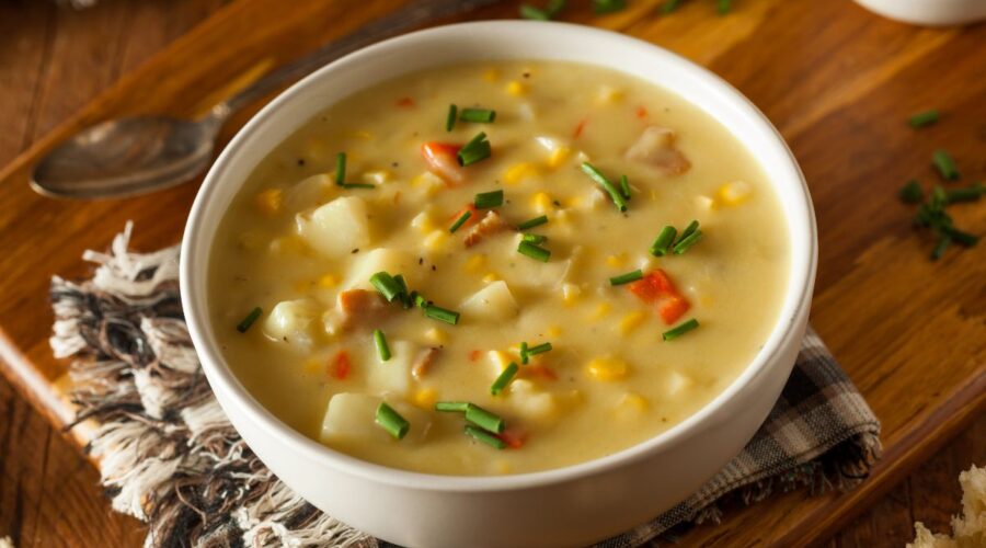 Potato Corn Zucchini Soup