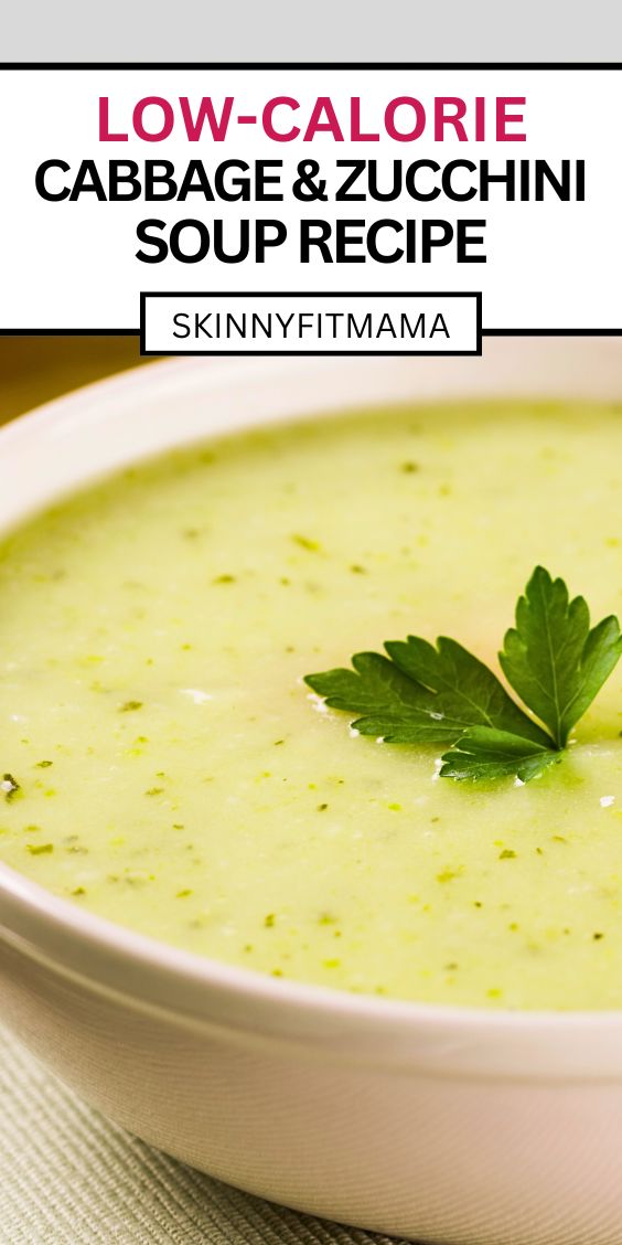 healthy cabbage and zucchini soup 