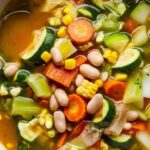 Corn Zucchini White Bean Soup