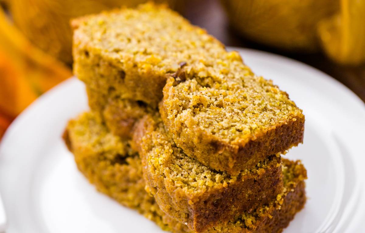 low calorie pumpkin bread