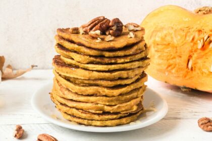 low calorie pumpkin pancakes