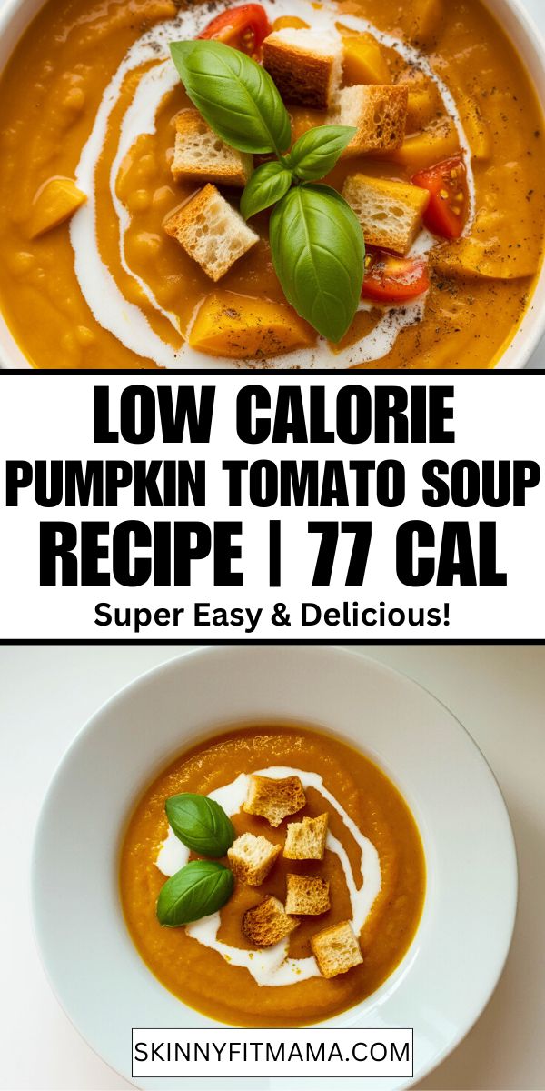 Low Calorie Pumpkin Tomato Soup