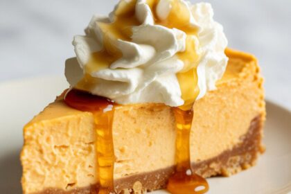 Low Calorie No-Bake Pumpkin Cheesecake