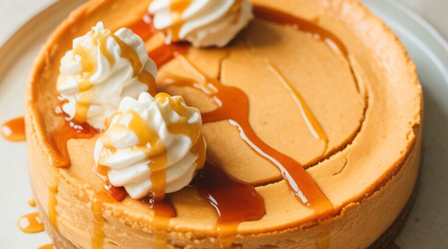 Low Calorie Pumpkin Cheesecake