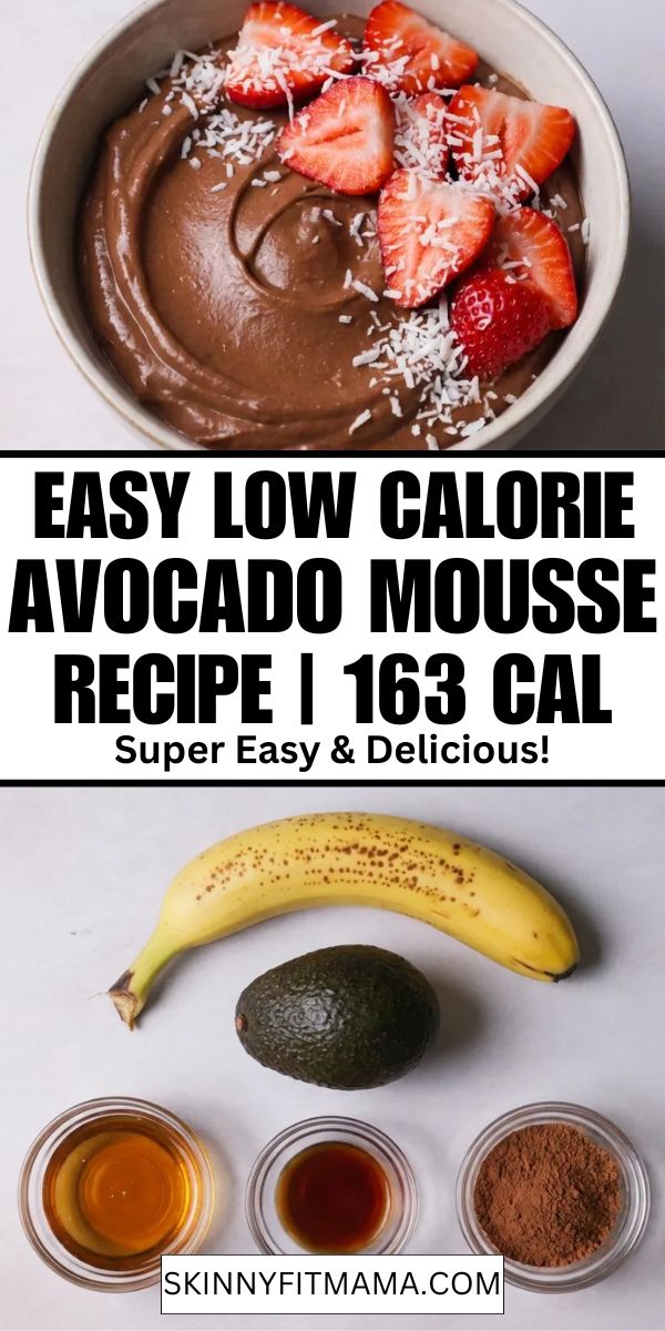 Low Calorie Avocado Banana Mousse Recipe