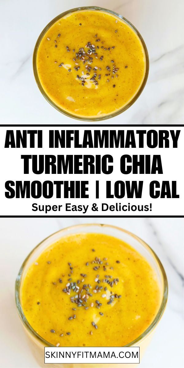 Chia Seeds Turmeric Smoothie