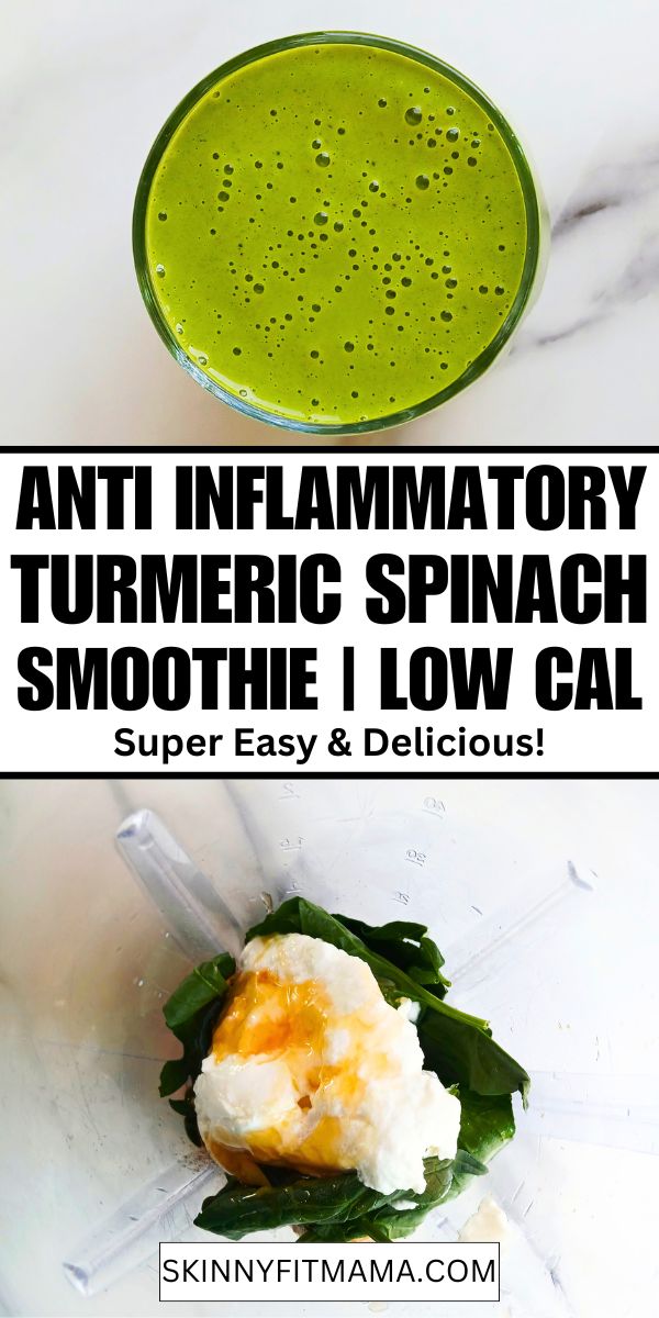 Ginger Turmeric Spinach Smoothie