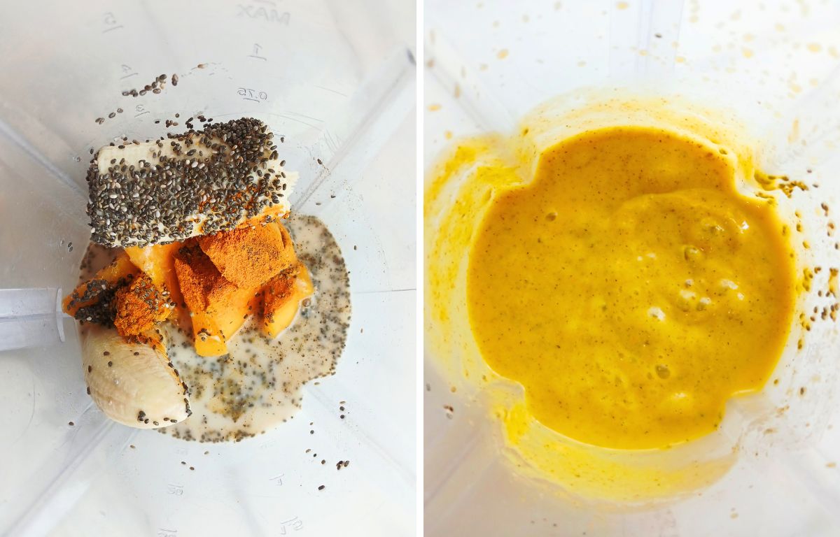 How To Make Chia Seeds Turmeric Smoothie