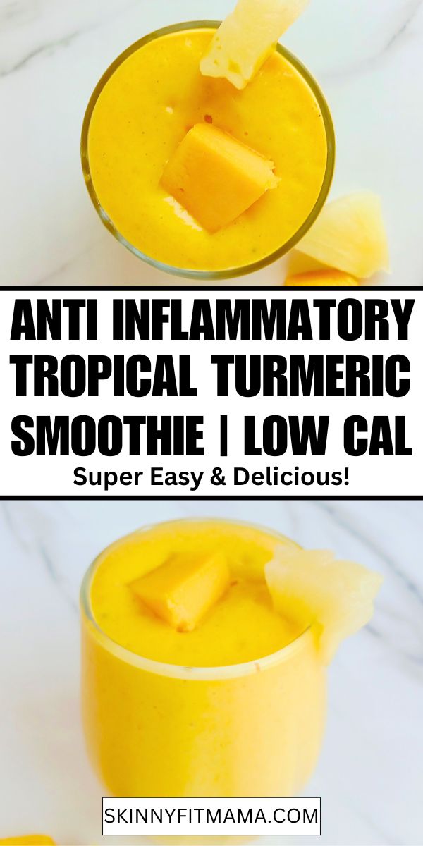 Mango Pineapple Ginger Turmeric Smoothie