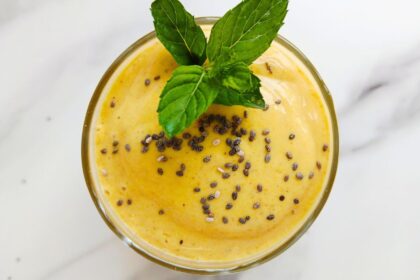 Mango Turmeric Smoothie For Inflammation