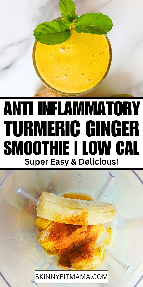 Turmeric Ginger Mango Smoothie
