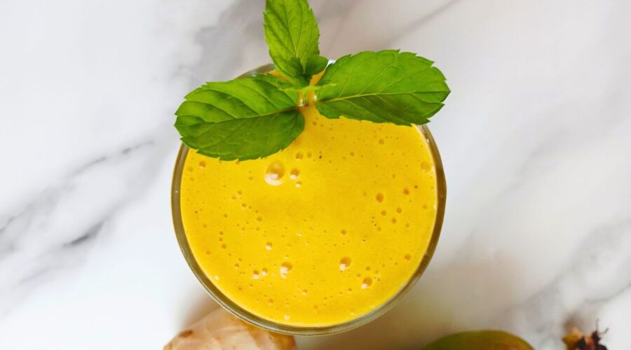 Turmeric Ginger Mango Smoothie