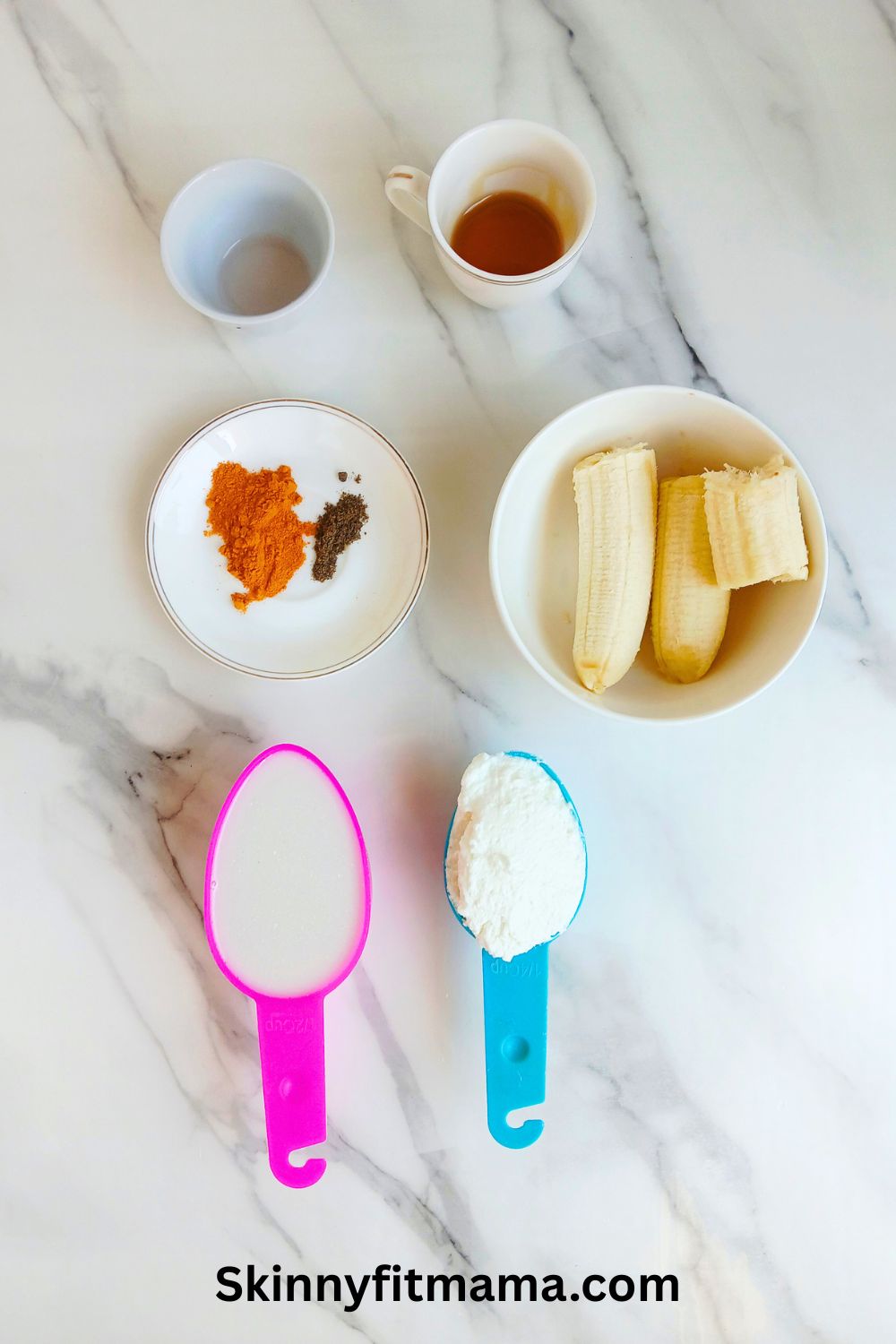 Turmeric Vanilla Smoothie Ingredients