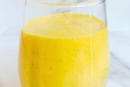 Turmeric Vanilla Smoothie Recipe