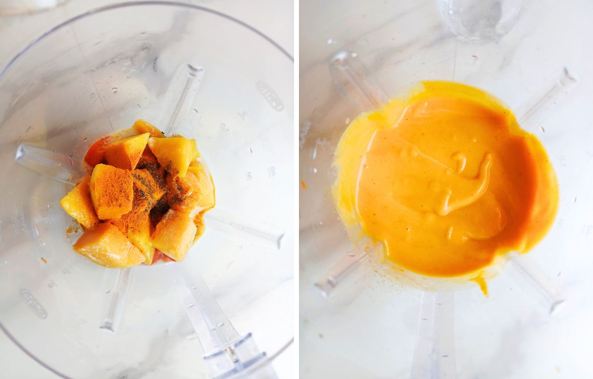 How To Make Mango Carrot Turmeric Smoothie