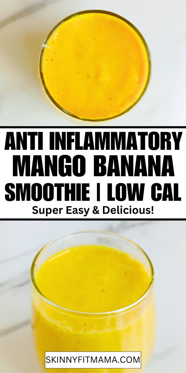 Mango Banana Turmeric Smoothie Recipe