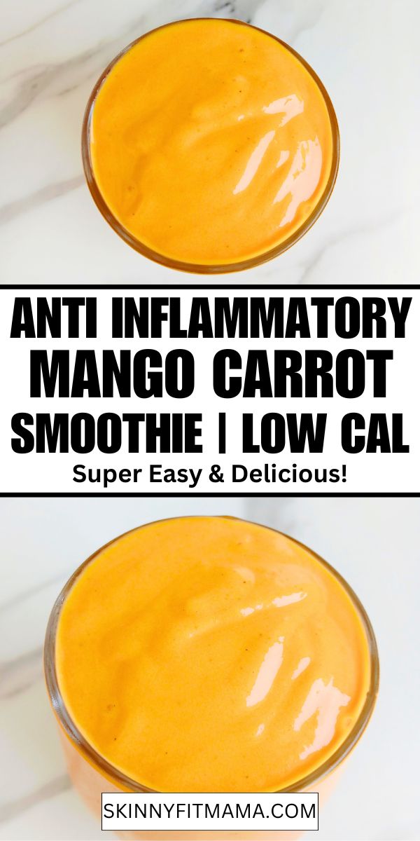 Mango Carrot Turmeric Smoothie