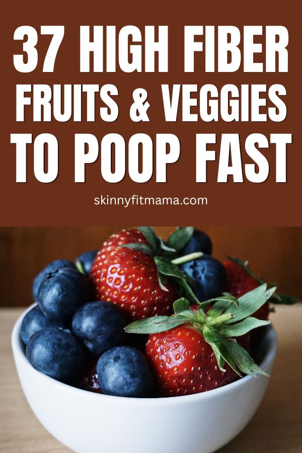 Fruits & Vegetables To Help You Poop Fast