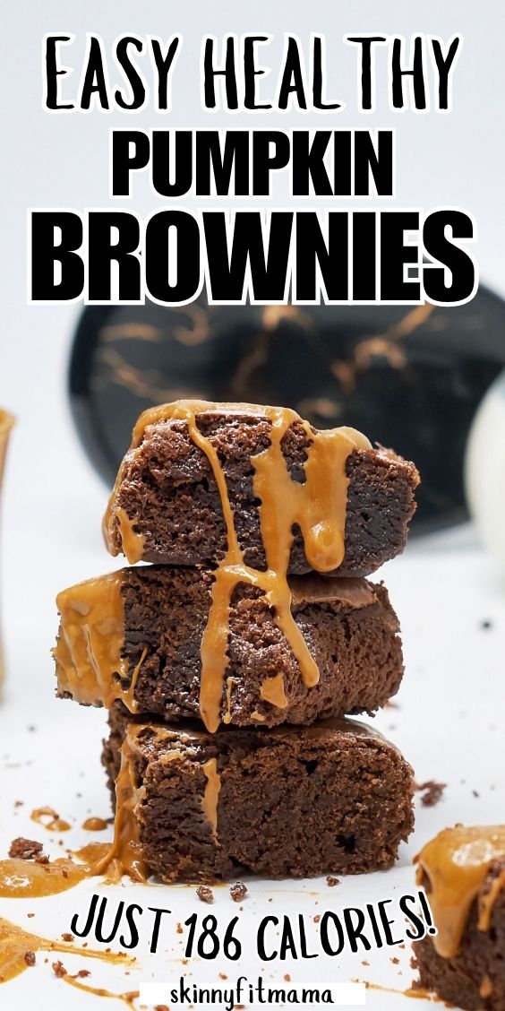 Healthy Pumpkin Brownies