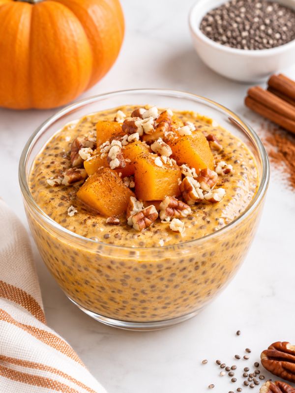 Healthy Pumpkin Chia Pudding Recipe